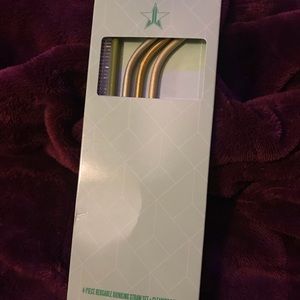Jeffree Star 4-Piece Reusable Straw Set (NEW)